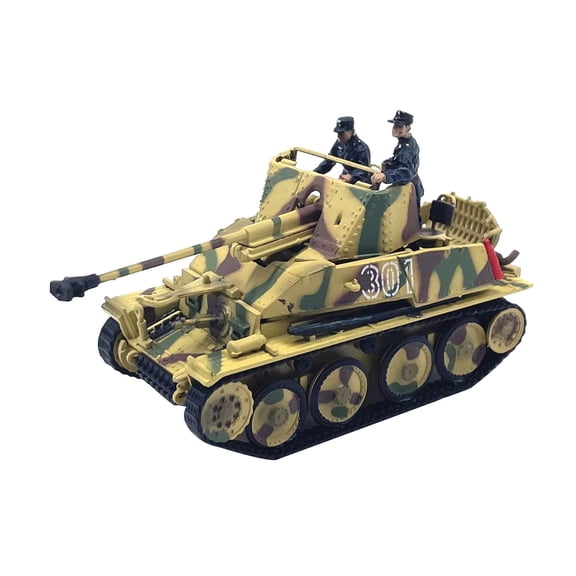 Sd.Kfz.139 Marder III Tank Model 1:72 Scale High Detail Alloy for Desktop Decoration