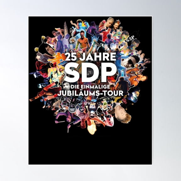 Sd.P Band Poster Wall Art, Modern Wall Decor For Living Room Bedroom, 12x18 UNFRAMED