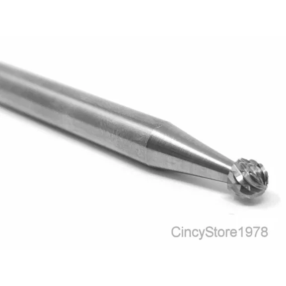 Sd14D Ball Shape 3/16" Carbide Burr Bur Tool Die Grinder Bit 1/4" Shank