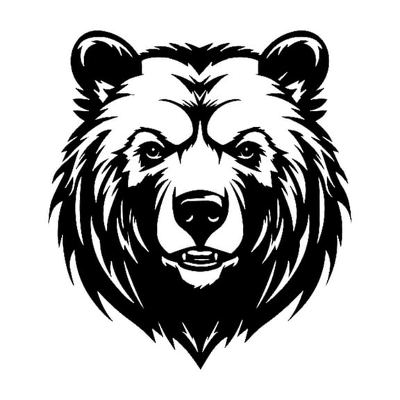 ​Sdcart Majestic Tiger Face Metal Wall Decor - Gallery Flat Ferocious Silhouette Iron Artwork Jungle Theme Animal Head Accent Matte Black And Amber Glow Steel Cutout With Textured Stripes Wildlife Ar