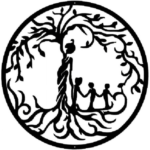 Sdcart Metal Tree of Life Decor, Metal Wall Decor, Tree Art Wall Decor, Metal Wall Art, Tree of Life Decor, Living Room Bedroom Indoor Outdoor Metal Wall Art Hangings (04)