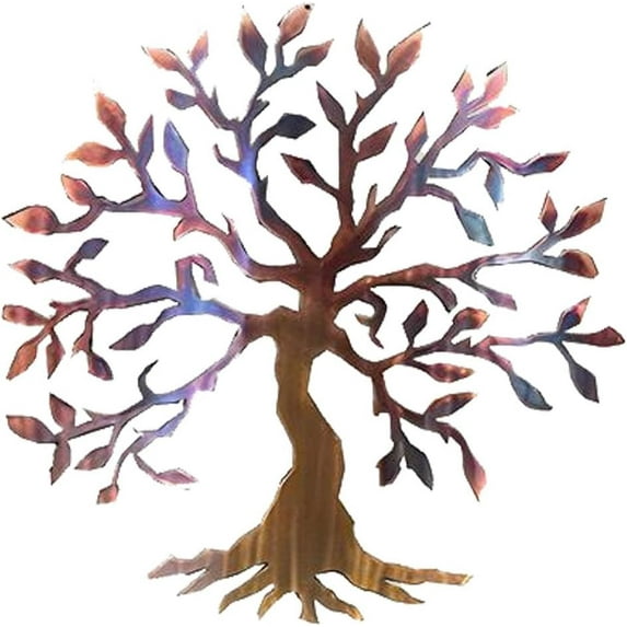 Sdcart Metal Tree of Life Decor, Metal Wall Decor, Tree Art Wall Decor, Metal Wall Art, Tree of Life Decor, Living Room Bedroom Indoor Outdoor Metal Wall Art Hangings (04)