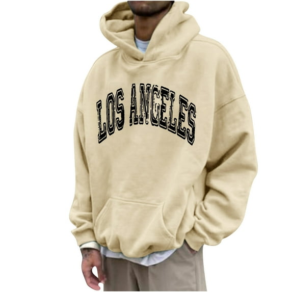 Sdeycui I M NOT WHO I WAS BEFORE Mens Hoodies Pullover Letter Print Hooded Jacket Long Sleeve Sweatshirt Kangaroo Pocket Fall Hoody