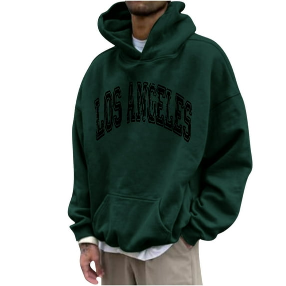 Sdeycui I M NOT WHO I WAS BEFORE Mens Hoodies Pullover Letter Print Hooded Jacket Long Sleeve Sweatshirt Kangaroo Pocket Fall Hoody