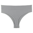 thumbnail image 1 of Sdeycui Women's Seamless No Show Thongs Breathable Invisible Thong Panties Comfortable T-back Underwear, 1 of 2