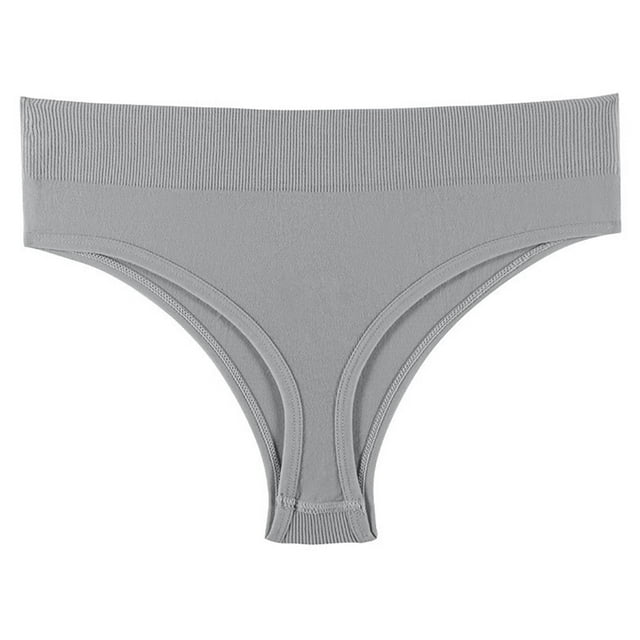 Sdeycui Women's Seamless No Show Thongs Breathable Invisible Thong Panties Comfortable T-back Underwear