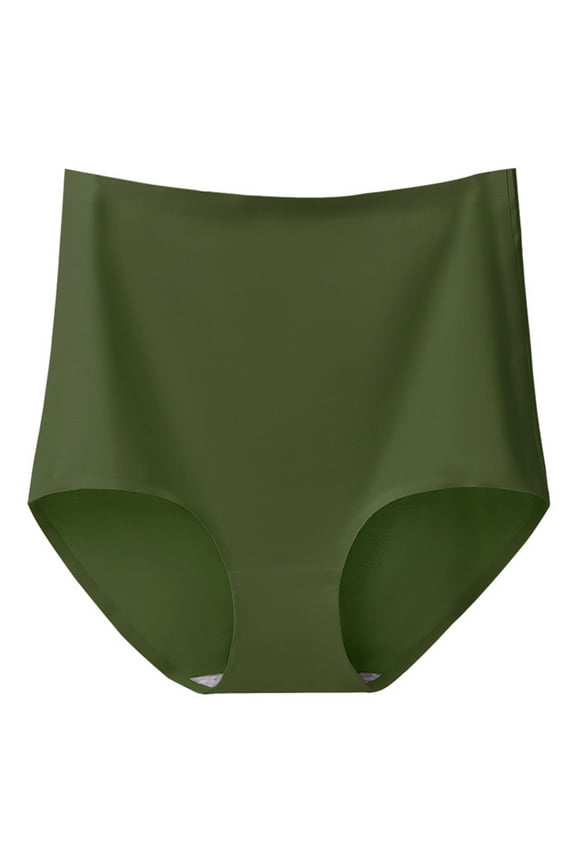 Women's Super High Waisted Underwear Panties Plus Size Seamless Panty Soft Comfy Full Coverage Briefs