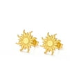 thumbnail image 1 of Sdmnsg-T Dainty Tiny Sun Stud Earrings Sensitive Ears Stainless Steel Minimalist Sunshine Cartilage Tragus Hypoallergenic Piercing Studs Fashion Statement Jewelry Birthday Graduation Gifts, 1 of 20