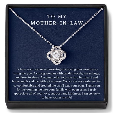 Sdmnsg-T To My Daughter In Law Necklace From Mother, Daughter In Law Birthday Gifts With Card, Meaningful Gift For Her On Wedding Day Christmas Anniversary