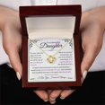thumbnail image 1 of Sdmnsg-T To My Daughter Love Necklace From Dad With Heartfelt Message & Elegant Box, Necklace Gifts For Daughter, Valentines Day, Graduation, Birthday, Wedding, Christmas Gifts From Dad, 1 of 17