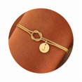 thumbnail image 1 of Sdmnsg-T Initial Initial Bracelets for Women - 14K Gold Plated Love Knot Letter A-Z Initial Bracelet, Dainty Forever Infinity Bracelet, Birthday Gifts for Women, Lover Bridesmaids Friends Gifts, 1 of 73