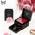 thumbnail image 1 of Sdmnsg-T Preserved Rose Gifts for Women, Eternal Flower Rose Box with Heart Necklace, Romantic I Love You Gifts for Her Women Wife Mom Grandma on Valentines Mothers Day Birthday Anniversary, 1 of 24
