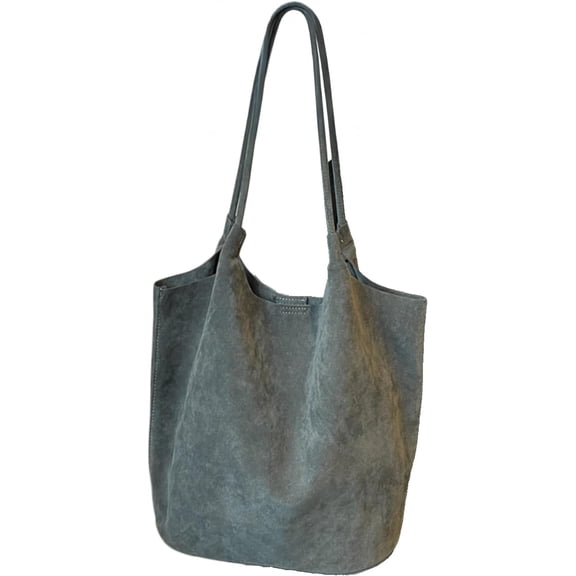 Sdmnsg-T Slouchy Shoulder Bag Large Suede Hobo Bags for Women Elegant Soft Suede Leather Hobo Tote Purse Casual Everyday Handbag 2025