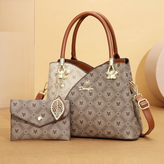Sdmnsg-T Women Satchel Bags Handle Shoulder Handbags and Purses Pockets Zipper Leather Crossbody Bags