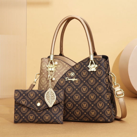 Sdmnsg-T Women Satchel Bags Handle Shoulder Handbags and Purses Pockets Zipper Leather Crossbody Bags