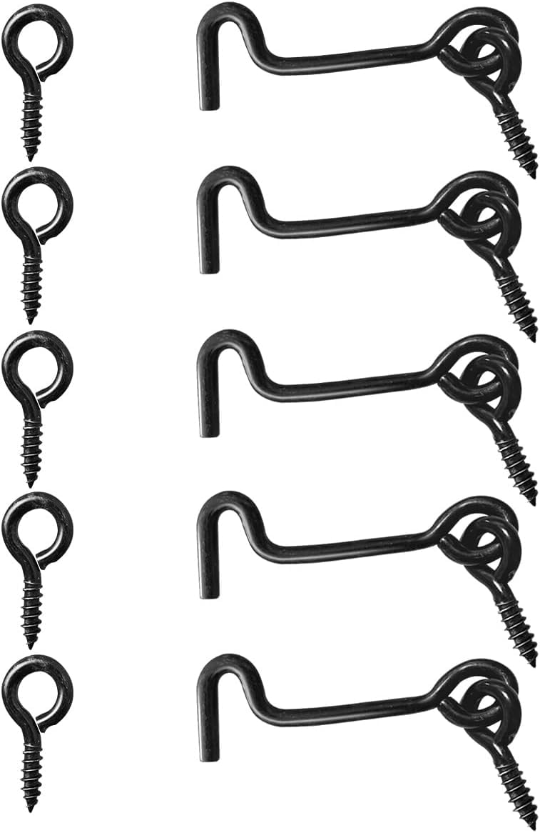 Sdstone Cabin Hook and Eye Latch Gate Door Swivel Window Latch Hook