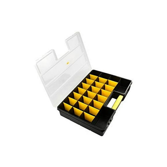 Se 26 Compartment Plastic Storage Box With Adjustable Sections 87322Db
