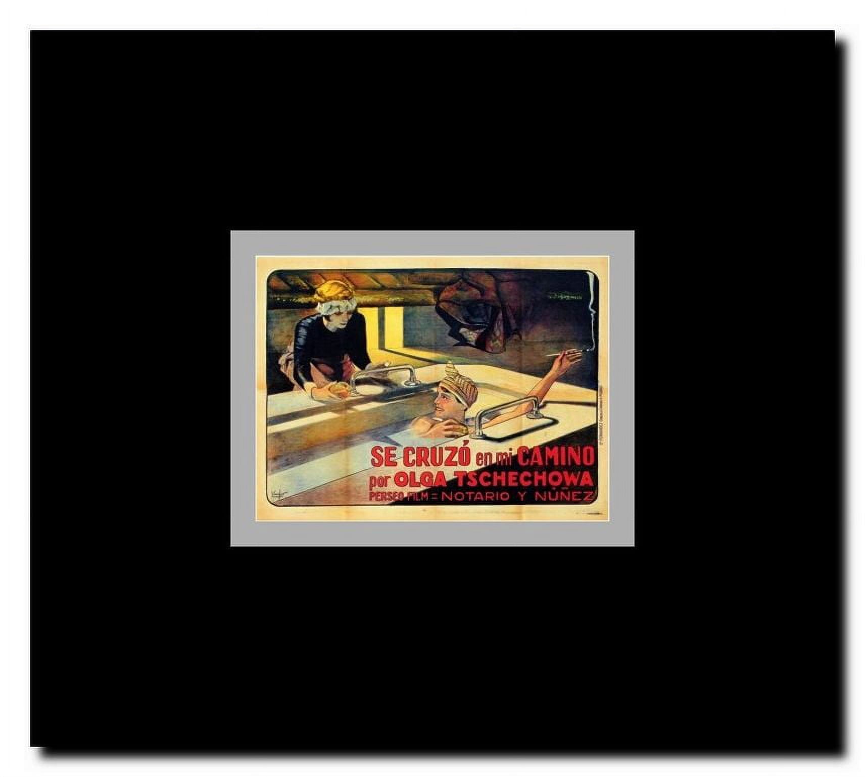 Se Cruzo En Mi Camino Framed Movie Poster