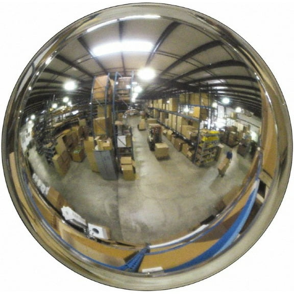 Se-Kure DCVO-18T-PB 18" Outdoor Convex Mirror