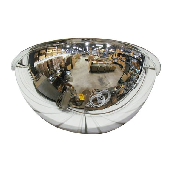 Se-Kure Wall Mount Domes & Mirrors ONV-180-18 Half Dome Mirror, 18" Diameter