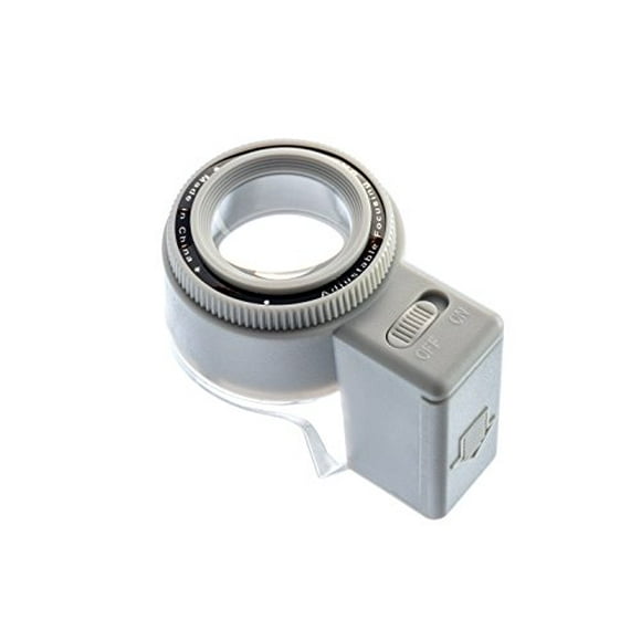 Se Ml7527L Illuminated Adjustablefocus Loupe With 8X Magnification