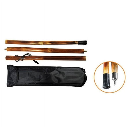 SE WS634-55P 3-Section Natural Wood Walking Hiking Stick