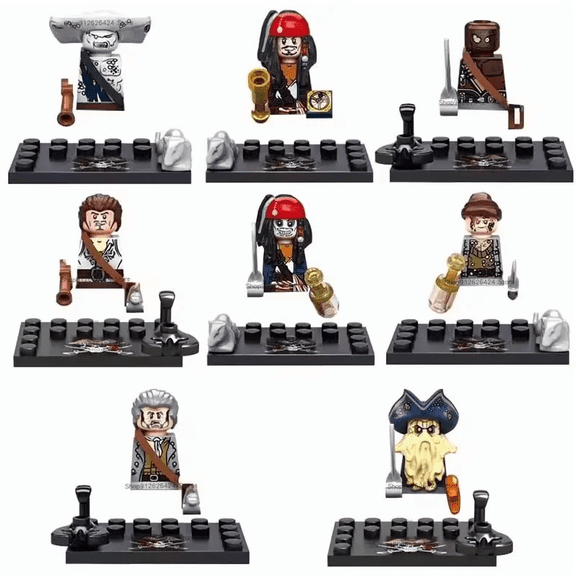 Sea Adventure Fantasy Fighters & Building Block Decor | Gift Collection for Youth