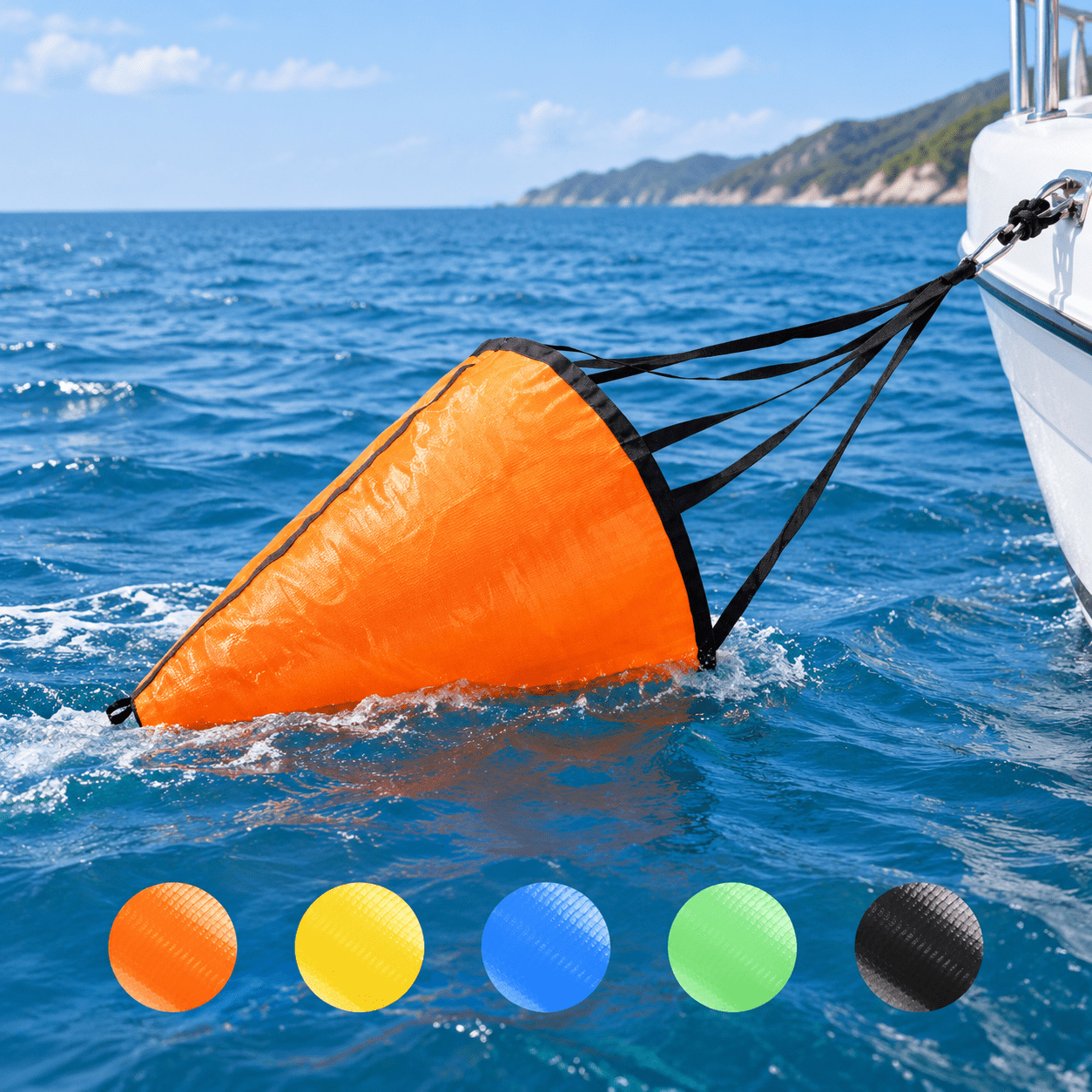 Sea Anchor Drift Sock 840d Nylon 32