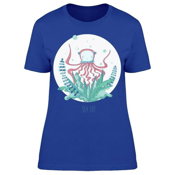 Sea Animal Jellyfish T-Shirt Women -Image by Shutterstock, Female Large