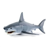 Sea Animal Shark Toys, Realistic Ocean Animal Blue Shark Figure Party Supplies Cake Topper Educational Marine Toys for Kids