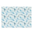 thumbnail image 1 of Sea Animals Cutting Board, Dolphin Fish Underwater Ocean Marine Natural Life Delphinoid Art, Decorative Tempered Glass Cutting and Serving Board, Large Size, White Blue Grey, by Ambesonne, 1 of 1