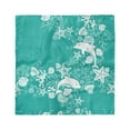 thumbnail image 1 of Sea Animals Head Scarf, Dolphins and Flowers, Head Wrap, 3 Sizes, by Ambesonne, 1 of 2