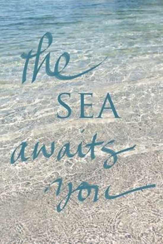 Sea Awaits You Canvas Art - Sarah Gardner (24X36)