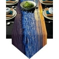 thumbnail image 1 of Sea Background Table Runner Party Wedding Champagne Decoration Table Runners Dining Room Restaurant Table Gadget, 1 of 5