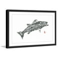 thumbnail image 1 of "Sea Bass Solitaire" Framed Painting Print, 1 of 5