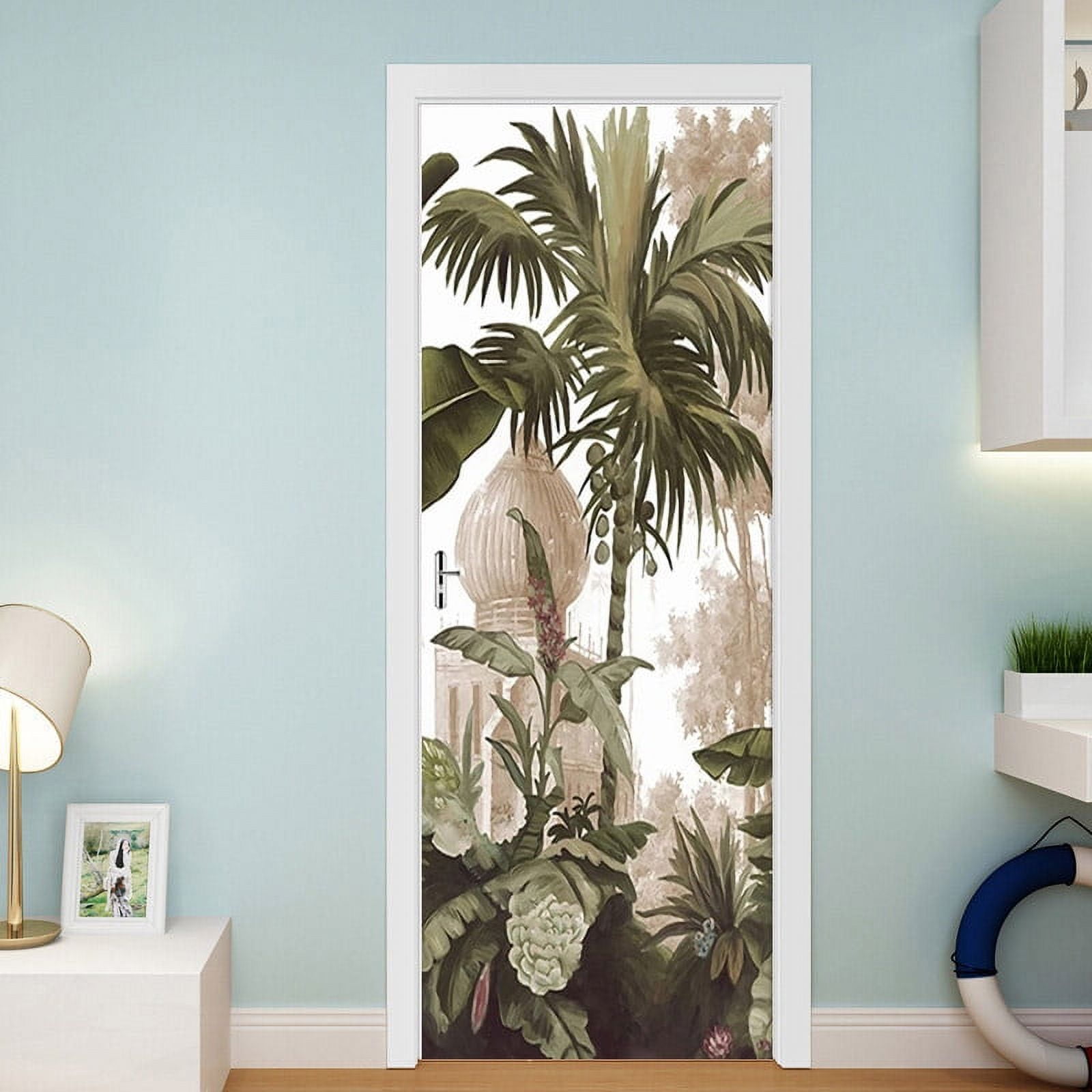 Sea Beach Door Stickers Natural Scenery 3d Wallpaper Self-adhesive ...