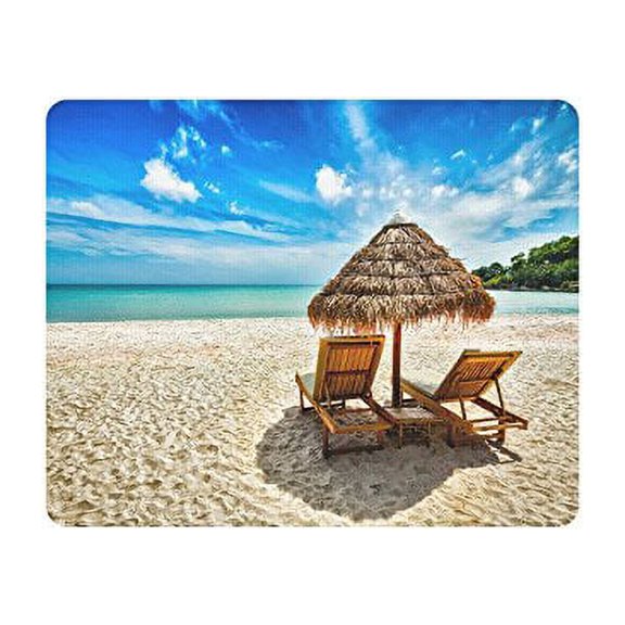 Sea Beach Mouse Pad Gaming Mousepad 9.84"(L) x 7.87"(W)