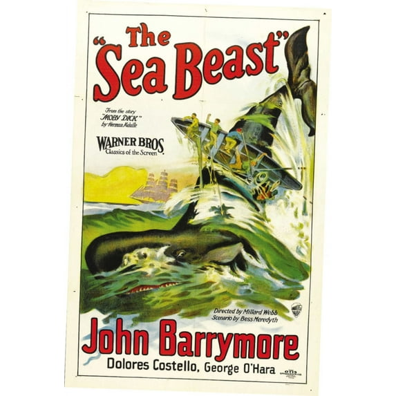 Sea Beast Movie Poster 12x16 Print on Metal Sign 12in x 16in Multi-Color Square Adults Best Posters