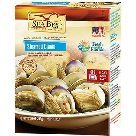 Sea Best Clams Retail Box Vp Steamed