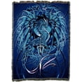 thumbnail image 1 of Sea Blade Dragon Tapestry Blanket, 1 of 3
