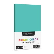 Sea Blue Bright Color Cardstock Paper – Great for Arts and Crafts, Invitations, Scrapbooking and Stationery Printing | Medium Weight 65lb Cover (176gsm) Card Stock | 8.5" x 14" | 50 Sheets per Pack