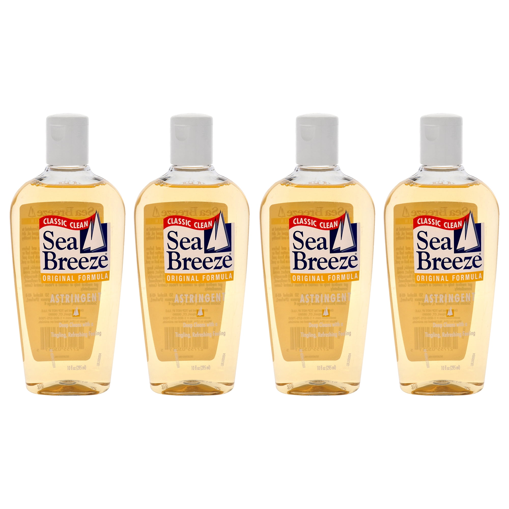 Sea Breeze Astringent Original Formula - Pack of 4 , 10 oz Cleanser
