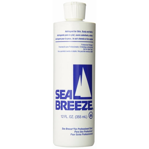 Sea Breeze Astringent for Skin Scalp Nails, 12 Oz