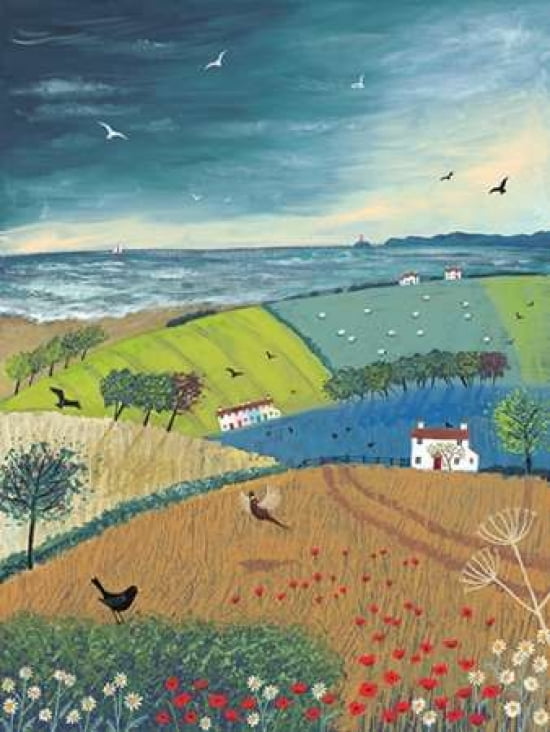 Sea Breeze Canvas Art - Jo Grundy (18 x 24)