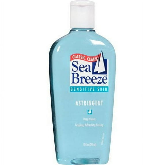 Sea Breeze Fresh-Clean Astringent Sensitive Skin, 10 oz (Pack of 2)