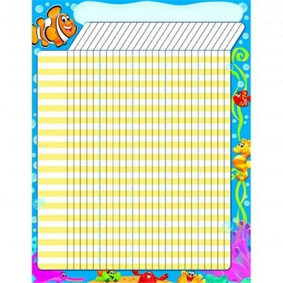 Sea Buddies Incentive Chart Large