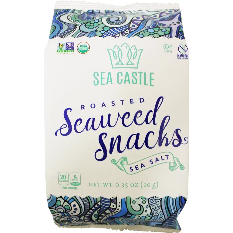 Grab & Go Sea Salt Seaweed Snacks - .14oz (5 Pack)
