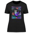 thumbnail image 1 of Sea & Cat, Mermaid Kitten T-Shirt Women -Image by Shutterstock, Female Medium, 1 of 2