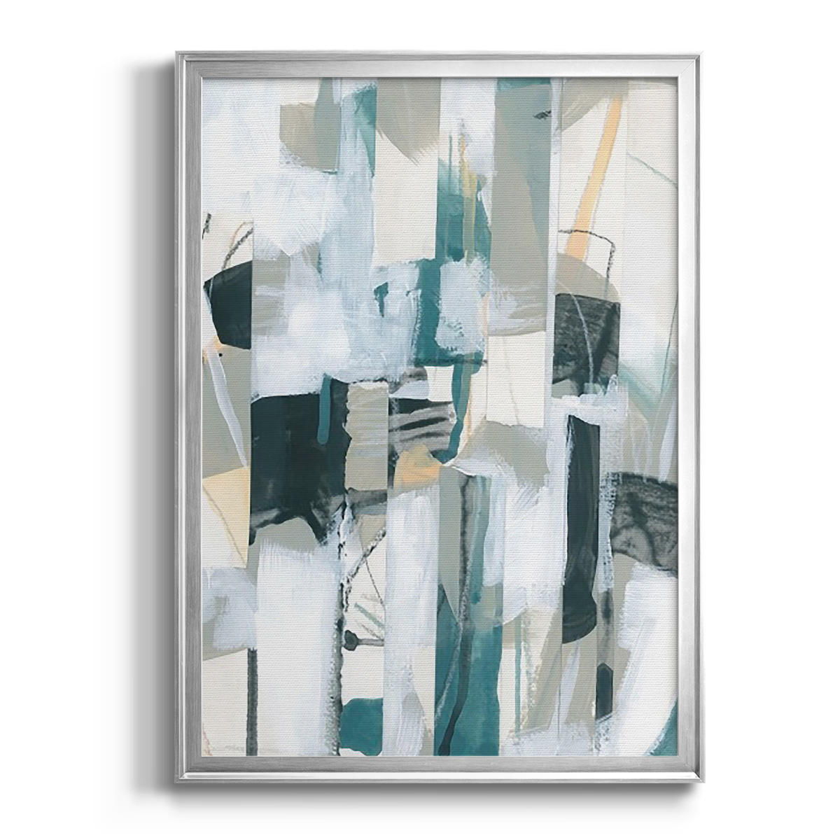 Sea Cavern Strata IV Premium Framed Print, in Gold, Black, or Silver - Ready to Hang