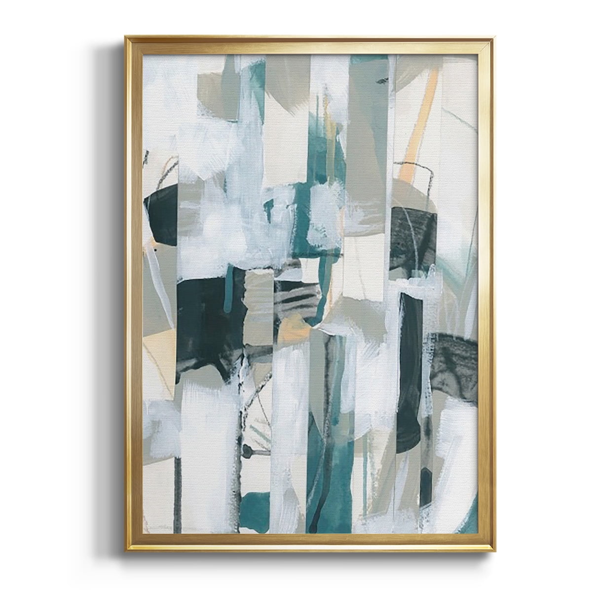Sea Cavern Strata IV Premium Framed Print, in Gold, Black, or Silver - Ready to Hang
